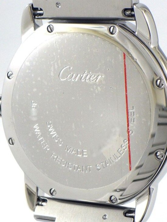 Cartier Watch Rondo Solo Silver Dial Roman Index SS Quartz Analog main image 8